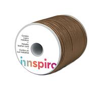 INNSPIRO Cordón Cuero metálico cobreado Envejecido 1,0mm. 100m.