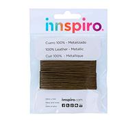 INNSPIRO Cordón Cuero metálico cobreado Envejecido 1,0mm. 5m.