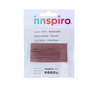 INNSPIRO Cordón Cuero metálico Fucsia 1,5mm. 5m.