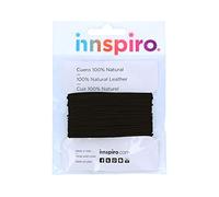 INNSPIRO CORDÓN DE Cuero Redondo Negro 2 MM x 5 Metros