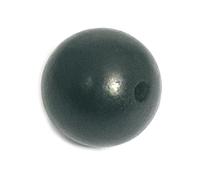 INNSPIRO Cuenta madera bola negra diam. 30mm. 50u. Aprox.