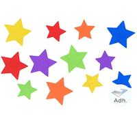 INNSPIRO Estrellas precortadas de goma EVA adhesiva 42mm. y 32mm. 60u., ideal para manualidades con niños, decoraciones y actividades creativas