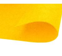 INNSPIRO Fieltro acrílico amarillo láminas 20x30cm.x1mm. 160gr./m2 20u. Material muy utilizado para manualidades y decoración