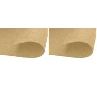 INNSPIRO Fieltro acrílico beige láminas adhesivas 20x30cm.x2mm. 220gr./m2 10u. Material muy utilizado para manualidades y decoración (Paquete de 2)