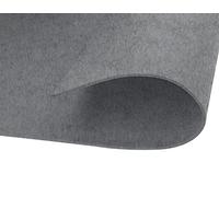 INNSPIRO Fieltro acrílico gris láminas adhesivas 20x30cm.x2mm. 220gr./m2 10u. Material muy utilizado para manualidades y decoración