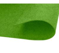 INNSPIRO Fieltro acrílico verde cítrico láminas adhesivas 20x30cm.x2mm. 220gr./m2 10u. Material muy utilizado para manualidades y decoración