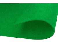 INNSPIRO Fieltro acrílico verde fuerte láminas 30x45cm.x1mm. 160gr./m2 20u. Material muy utilizado para manualidades y decoración