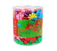 INNSPIRO Formas flores precortadas de goma EVA de 20 a 45mm. 830u.aprox.