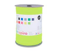 INNSPIRO Goma Elástica Amarillo Fluor 5.3mm. Bobina Aprox. 350m, para Costura y Manualidades