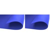 INNSPIRO Goma EVA azul fuerte láminas adhesivas 20x30cm.x2mm. 20u. Material muy utilizado para manualidades y decoración (Paquete de 2)