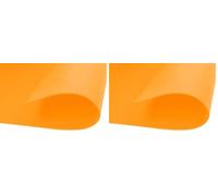 INNSPIRO Goma EVA naranja fluor láminas adhesivas 20x30cm.x2mm. 5u. Material muy utilizado para manualidades y decoración (Paquete de 2)