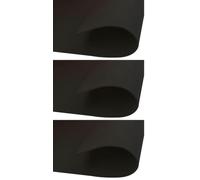 INNSPIRO Goma EVA negro láminas adhesivas 20x30cm.x2mm. 20u. Material muy utilizado para manualidades y decoración (Paquete de 3)