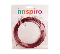 INNSPIRO Hilo aluminio MÁGICO plano rojo 7,0x1,0mm. 5m.
