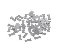 INNSPIRO Lentejuelas pajaritas plateadas 13mm. 14gr., ideal para manualidades con niños, decoraciones y actividades creativas