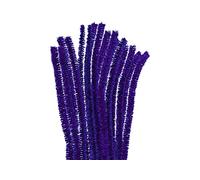 INNSPIRO Limpiapipas chenilla metálicas azul 10mm.x30cm. 10u., ideal para manualidades con niños, decoraciones y actividades creativas