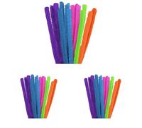 INNSPIRO Limpiapipas chenilla mix 15mm.x50cm. 6 colores. 10u., ideal para manualidades con niños, decoraciones y actividades creativas (Paquete de 3)