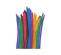 INNSPIRO Limpiapipas chenilla mix colores 8mm.x30cm. 25u., ideal para manualidades con niños, decoraciones y actividades creativas