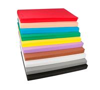 INNSPIRO Maxi Pack Escolar 100 láminas Goma EVA Surtido 10 Colores 20x30cm.x2mm Material Muy Utilizado para Manualidades y decoración