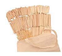 INNSPIRO Maxi Pack Escolar de Palos de Polo y Bastones Natural con Bolsa 6 Modelos 1080u, Surtido, 0