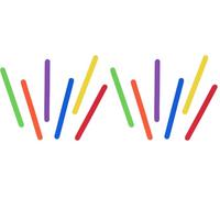 INNSPIRO Palos de polo de goma EVA 114x10x2mm. 150u., ideal para manualidades con niños, decoraciones y actividades creativas (Paquete de 2)