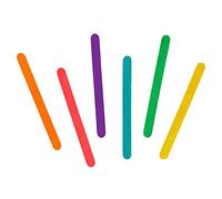 INNSPIRO Palos de polo de madera pequeños mix colores 73x7x2mm. 150u.Para Manualidades DIY, artesanía, bricolaje, decorar y proyectos Manualidades Infantiles