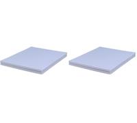 INNSPIRO Set 2 esponjas de Lija súper Flexible Grano fino-1000 y microfibra-280 14x11x0,5cm., para lijar y pulir Madera, Pintura, Acero, óxido (Paquete de 2)