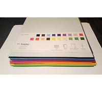 INNSPIRO Set 20 láminas goma EVA surtido colores 20x30cm.x1mm. Material muy utilizado para manualidades y decoración