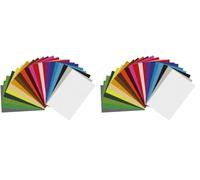 INNSPIRO Set 22 láminas fieltro acrílico surtido colores 20x30cm.x1mm. 160gr./m2 Material muy utilizado para manualidades y decoración (Paquete de 2)