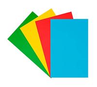 INNSPIRO Set 4 láminas Goma EVA básicos 20x30cm.x2mm, Surtido Colores, 20x30 cm