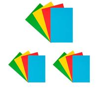 INNSPIRO Set 4 láminas Goma EVA básicos 20x30cm.x2mm, Surtido Colores, 20x30 cm (Paquete de 3)