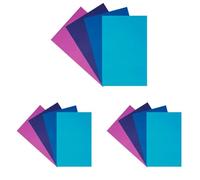 INNSPIRO Set 4 láminas goma EVA fríos 20x30cm.x2mm. Material muy utilizado para manualidades y decoración (Paquete de 3)