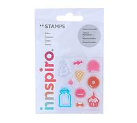 INNSPIRO Set sellos acrílicos Dulces 5,3x6cm.