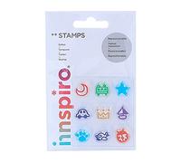 INNSPIRO Set sellos acrílicos Transporte y otros 5,3x6cm.