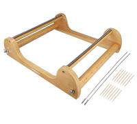 INNSPIRO Telar madera natural especial rocalla de 33x29x9 para la creación de pulseras y otros trabajos de bisutería. - Ref. 296