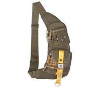 Innturt Nylon Sling Bag Shoulder Chest Bag Mochila, Medium-Army Green