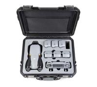INNVO Funda rígida impermeable para drones DJI, cuadricópteros y multirrrotores, con inserto de malla y mango de goma, Negro , /