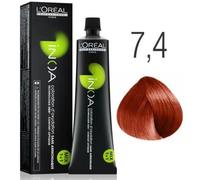 INOA 7.4 Medio Cobrizo 60 g - Tinte Permanente Profesional Sin Amoníaco