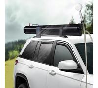 Inoamity - Ducha solar de 30 l para acampada, depósito de agua presurizado con bomba de aire, duchas de camping, montaje en techo de coche (4 x 4, SUV, furgoneta, etc) - Calefacción solar rápida 60 °C