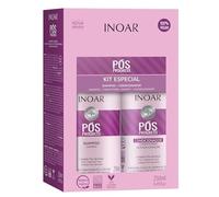 Inoar Dúo Pos Progress Champú y Acondicionador Alisado de Queratina - 1 Pack