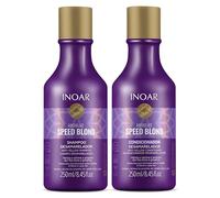 Inoar Dúo Speed Blond Champú y Acondicionador para Cabellos Rubios y Canosos - 1 Pack