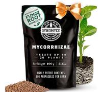 Inoculante de micorrizas DYNOMYCO® - Cepas de alto rendimiento - Fórmula concentrada - Mejora la absorción de nutrientes - Aumenta el rendimiento de las plantas (100 g/Up to 20 Plants)