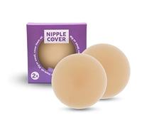 Inodes Cubre Pezones Reutilizables - Pezoneras Adhesivas Invisibles Mujeres Tops sin Espalda - Nipple Covers - Alternativa al Sujetador - Cubre Pezones Redondo de Silicona - Pezoneras para Mujer
