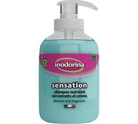 INODORINA Champú para Perros Sensation Regenerante con Extracto de Algodón (300 ml). Champú Natural para Cachorros sin Parabenos de Fragancia Activa, Ultra Suave.