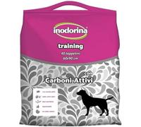 Inodorina, Inodorina Training, Alfombrilla Higiénica con Carbones Activos, Fabricada en Celulosa y Polímeros Activos Super Absorbentes, con Adhesivo Antideslizante, Tamaño 60x90 cm, 40 Piezas