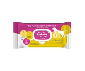 Inodorina Refresh Citronella Toallitas húmedas para perros y gatos