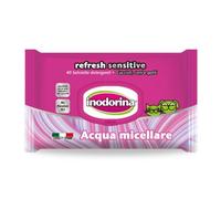 Inodorina Refresh Sensitive Toallitas Húmedas Agua Micelar para perros y gatos