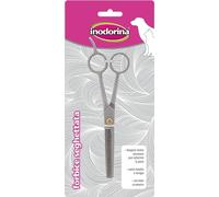 Inodorina Tijeras Dentadas para Perros Profesional (Cabello Largo-Medio). Tijeras Peluquería Canina con Doble Diente para Afinar el Cabello, de Acero Inoxidable.