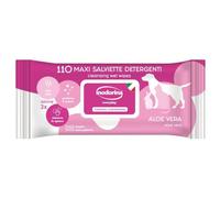 Inodorina Toallitas Desinfectantes para Perros y Gatos Aloe Vera (110 Unidades). Toallitas Húmedas de Higiene para Mascotas, Tejido Resistente Sin Alcohol, Rosa