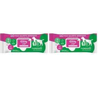 Inodorina, Toallitas Refresh, Toallitas Limpiadoras de Tela Resistente, con Agente Hidratante, Emoliente y Protector, para el Día a Día con su Mascota, Aroma Talco, 110 uds (Paquete de 2)