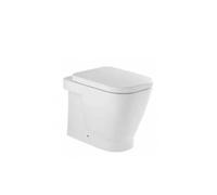 Inodoro a suelo cisterna alta empotrada de duroplast color blanco LOOK de Unisan - Amortiguadora (soft close)